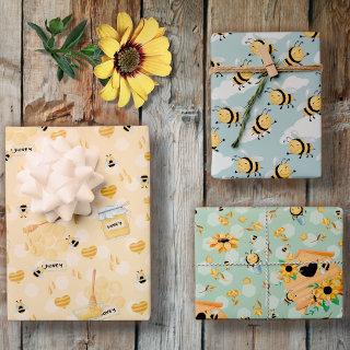 Bees and Honey Cute  Sheets Set of 3