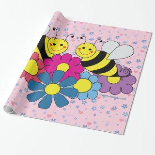 Bees & Flowers Design Illustration Sheets