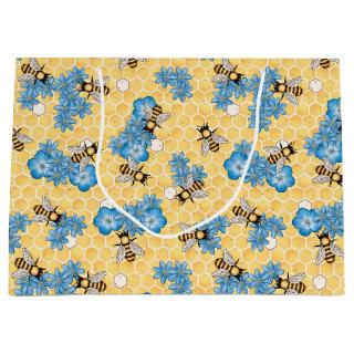 Bees Honey Honeycomb Gift Bag