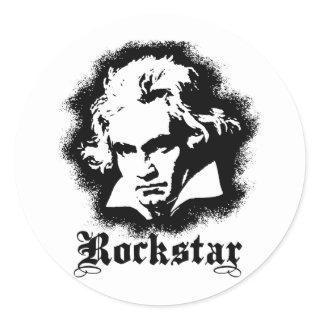 Beethoven Classic Round Sticker
