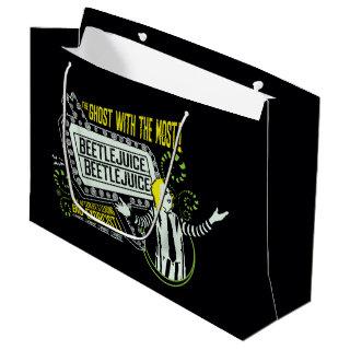 Beetlejuice | "Ghost With The Most" Marquee Large Gift Bag