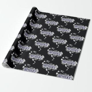 Beetlejuice | Sandworm Coiled on Beetlejuice Logo