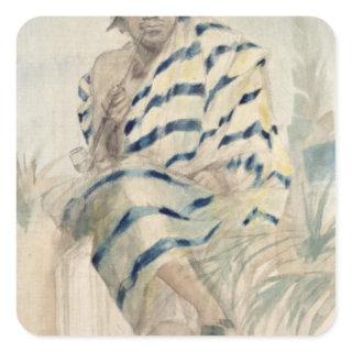 Behanzin  The Last King of Dahomey Square Sticker