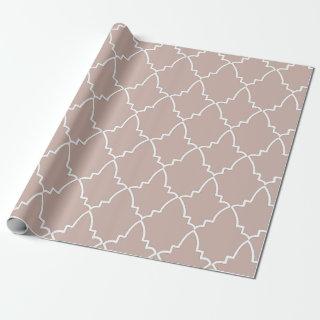 Beige Moroccan Lattice Pattern