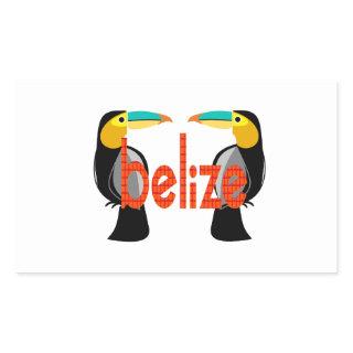 Belize it now rectangular sticker