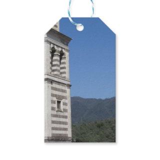 Bell tower of St Andrew church in Levanto Gift Tags