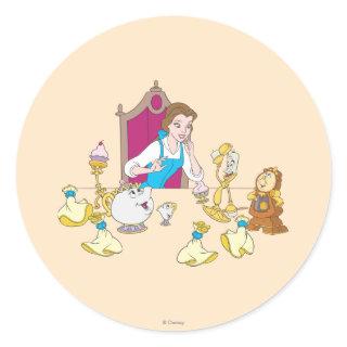 Belle & Friends Classic Round Sticker