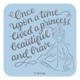 Belle |Once Upon A Time Square Sticker