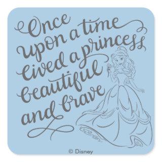 Belle |Once Upon A Time Square Sticker