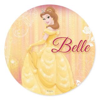 Belle Princess Classic Round Sticker