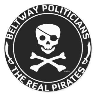 Beltway Pirates Classic Round Sticker
