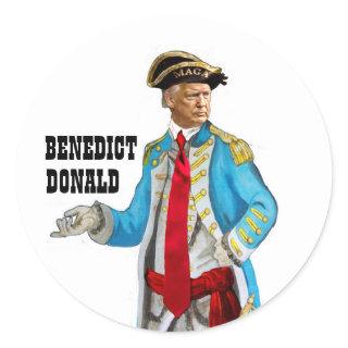 Benedict Donald Classic Round Sticker
