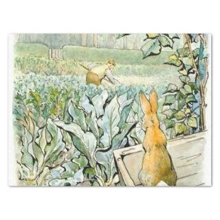 “Benjamin Bunny Watches Farmer Brown” by Beatrix P Tissue Paper