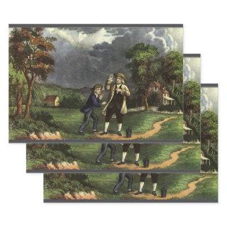 Benjamin Franklin's Kite and Lightning Experiment  Sheets