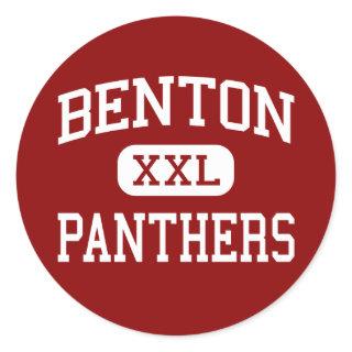 Benton - Panthers - High School - Benton Arkansas Classic Round Sticker