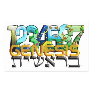 Bereshit Rectangular Sticker