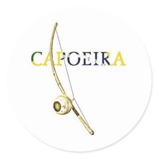 Berimbau Capoeira Classic Round Sticker