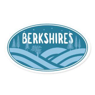 Berkshires Massachusetts Outdoors Oval Sticker