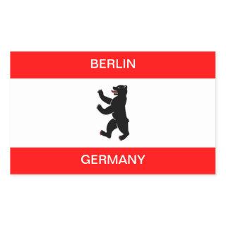 Berlin Germany flag sticker