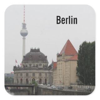 Berlin TV Tower Square Sticker