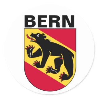 Bern coat of arms, SWITZERLAND  Classic Round Sticker