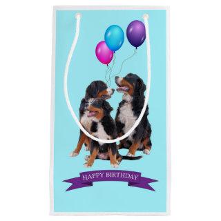 Bernese Mountain Dogs Happy Birthday Gift Bag