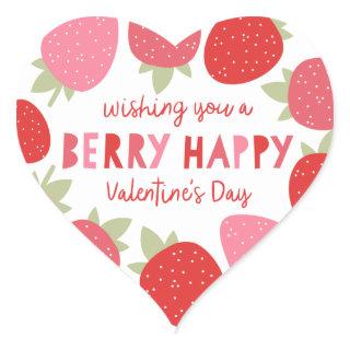 Berry Cute Valentine Heart Sticker