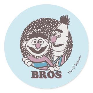 Bert & Ernie | Bros Classic Round Sticker