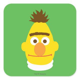 Bert Face Square Sticker