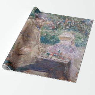 Berthe Morisot - Eugene Manet with his daughter