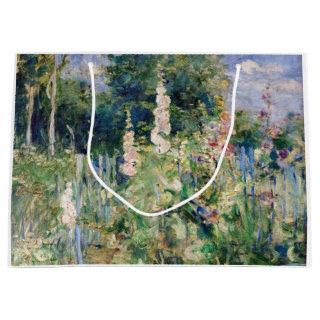 Berthe Morisot - Roses Tremieres Large Gift Bag