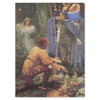 Bertuccio's Bride (by Edward Robert Hughes) Tissue Paper