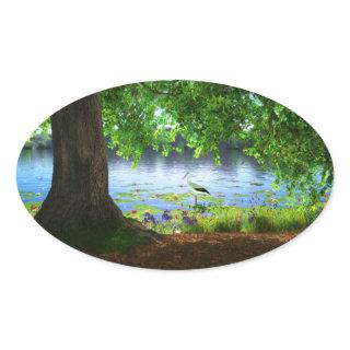 Beside the Still Water Stickers