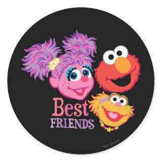 Best Friends Sesame Street Classic Round Sticker