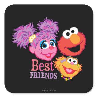 Best Friends Sesame Street Square Sticker