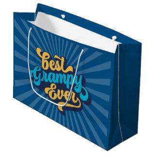 Best Grampy Ever Father's Day Large Gift Bag