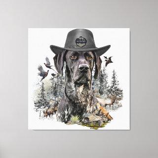 Best Hunting Dogs (GSP)  Canvas Print