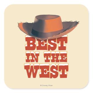 Best in the West Square Sticker
