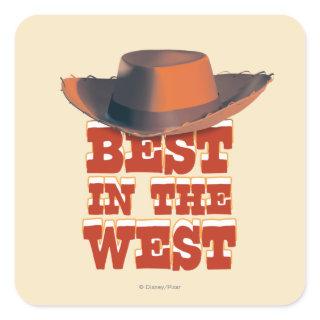 Best in the West Square Sticker