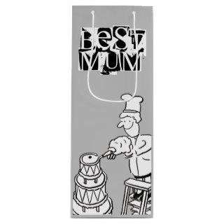 Best Mum Cake Maker Decorating Giant Cake Wine Gift Bag