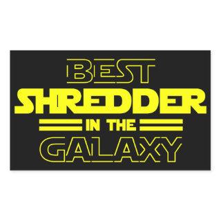 Best Shredder In The Galaxy Rectangular Sticker