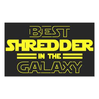 Best Shredder In The Galaxy Rectangular Sticker