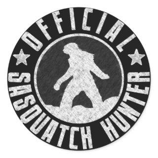 Best Version - OFFICIAL Sasquatch Hunter Design Classic Round Sticker