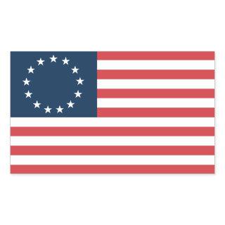 Betsy Ross Rectangular Sticker