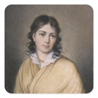 Bettina von Arnim Square Sticker