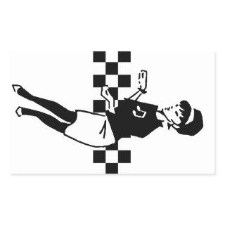 Betty Beat II Rectangular Sticker