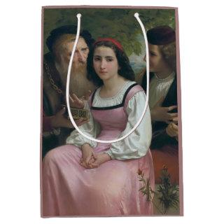 Between Wealth and Love (by Bouguereau) Medium Gift Bag