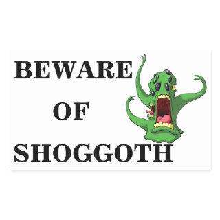 Beware Of Shoggoth Rectangular Sticker