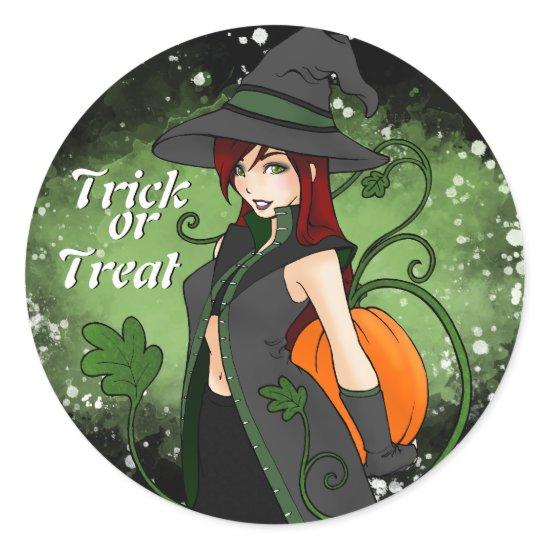 Bewitching Trick-or-Treat Stickers