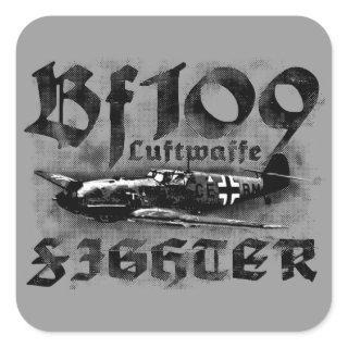 Bf 109 Square Stickers